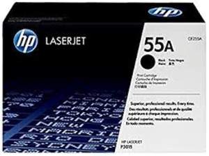Cartouche de toner laser noir 55A CE255A compatible avec LaserJet P3015 P3015d P3015dn, fourniture d'impression à haut rendement - Product Image 5
