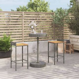 Ensemble de bar de jardin gris - Product Image 1