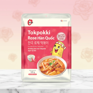 Tokpokki coréen instantané à la rose 125g |   Gâteau de riz coréen instantané crémeux O'food |   Vente en gros et OEM |   Durée de conservation de 12 mois - Product Image 5