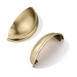 Tiradores de Cajón en Bronce Champán, Tiradores de Gabinete, Herrajes de Cocina, Manijas de Gabinete, Tiradores de Cajón, Perillas Metálicas - Product Image 2