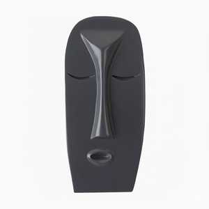 งานศิลปะเซรามิกนามธรรมรูปหน้าคนหลากสีสัน ทำมือสไตล์วาบิซาบิ สำหรับแขวนผนัง ปรับแต่งสีได้ เหมาะสำหรับตกแต่งห้องนั่งเล่นและห้องนอน - Product Image 4