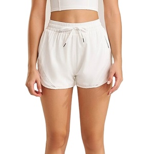 Pantalones cortos de poliéster para mujer con etiqueta privada, colores y logotipos personalizados, pantalones cortos de poliéster de secado rápido para mujer, pantalones cortos de poliéster para mujer - Product Image 1