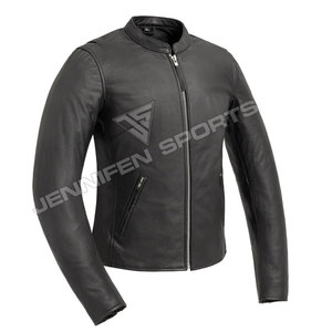 Stylish Women's Sheep Skin Leather <b>Biker</b> <b>Jacket</b> With Zipper Breathable Winter Outerwear For Motorcycle Riding - Product Image 1