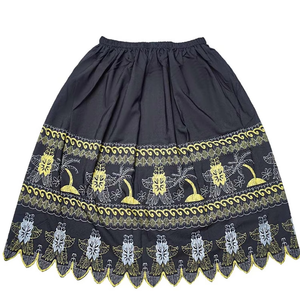 Faldas Hawaianas de Algodón para Mujer, Diseño de Guam y Micronesia, Poliéster Floral, Fabricadas en Pakistán, Precios de Faldas Estampadas - Product Image 6