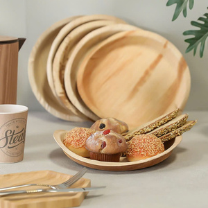 Disposable Food Serving Plates and Long Shelf Life for Home <b>BBQ</b> Plates <b>Trays</b> RTS Biodegradable Compostable - Product Image 5