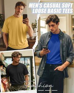 Camiseta de Algodón para Hombre, Moderna, de Manga Corta, Cuello Redondo, Tela Suave y Transpirable, Ropa Casual para Uso Diario, Proveedor Mayorista de Ropa de Verano - Product Image 5
