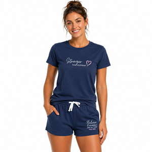 Custom Women <b>Summer</b> Tracksuit 2 Piece Set Sleeveless T Shirt Drawstring Shorts Gym Loungewear Sportswear Solid Colour Cotton - Product Image 1