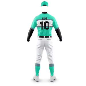 Ensemble d'uniformes de baseball personnalisés, broderie, impression par sublimation, logo, jersey 100% polyester respirant, uniformes pour équipes de baseball et de softball - Product Image 6