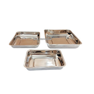 Juego de Bandejas para Instrumentos Quirúrgicos de Tamaño Pequeño, Mediano y Grande – Juego de Bandejas Médicas de Acero Inoxidable de Primera Calidad para Procedimientos Quirúrgicos - Product Image 3