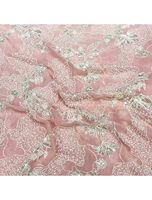 Tissu de luxe brodé de perles, dentelle perlée pour robes de mariée, robes de soirée, vêtements de mode de boutique, pour acheteurs mondiaux