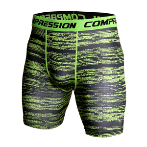 Shorts de boxe pour hommes, camouflage imprimé par transfert thermique, respirants, en polyester et coton, anti-humidité, ajustés, 140g, pour arts martiaux - Product Image 3