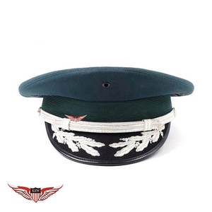 Gorra de Uniforme de Capitán de América Premium al por Mayor de KEW |   Gorra con Visera Bordada con Hoja de Roble Plateada |   Gorra para desfiles y ceremonias - Product Image 2