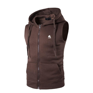 Outdoor Sports <b>Gym</b> Winter Digital Printing Fitness Bodybuilding Custom Sleeveless <b>Hoodies</b> Men 2026 - Product Image 1