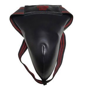 Unisex Boxing <b>Groin</b> <b>Guard</b> Cup PU Leather Lightweight Durable Shock Absorbing Protection for MMA Martial Arts Fighting Wear - Product Image 1