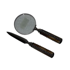 Diseño antiguo Artesanía India Nuevo diseño 2025 Ojo Lupa Venta al por mayor Buena calidad Metal Vintage Look Color bronce - Product Image 1