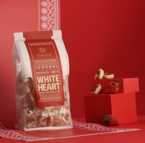 Chocolate Premium con Yogur de Fresa Deshidratada y Almendras como Productos al por Mayor a Granel para Regalos de Boda para Invitados - Product Image 4