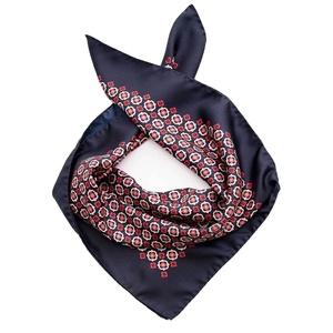 handmade High Quality <b>Square</b> Bandana Custom Logo Printed Cotton Polyester Headwear Shawl in Chiffon Fabric - Product Image 1