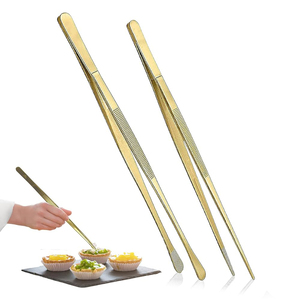 High Grade Stainless Steel 20 cm <b>Kitchen</b> Tweezers Extra Long Sushi Tweezers For Chef - Product Image 5