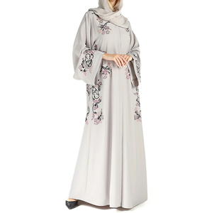 Latest Designs Long Dresses Abaya Wholesale Traditional <b>Printing</b> Embroidered Ladies Kaftan Abaya Embroidery Muslim Abayas - Product Image 4