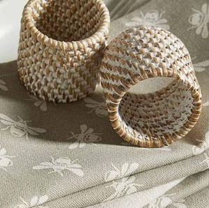 Juego de Anillos para Servilletas de Jacinto de Agua Trenzado al por Mayor - Decoración de Mesa Tejida Natural Hecha a Mano, Exportador de Vietnam - Product Image 2
