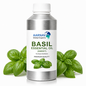 Huile Essentielle de Basilic Doux 100% Pure Distillée à la Vapeur Anti-Âge Aromathérapie Fournisseur en Gros Exportateur Ocimum Basilicum - Product Image 3
