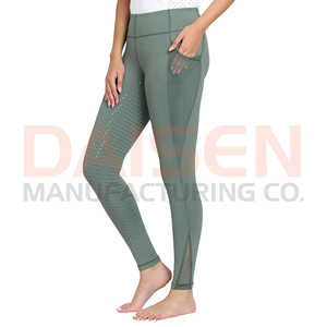 Pantalons d'équitation pour femmes avec grip en silicone, leggings extensibles, taille haute, respirants, vêtements d'entraînement équestre - Product Image 2