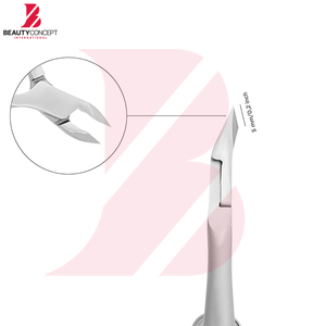 Stainless Steel Ultra Sharp Heavy Duty Easy To Use Anti <b>Slip</b> Durable Product Cuticle Nippers For Personal Beauty Care - Product Image 5