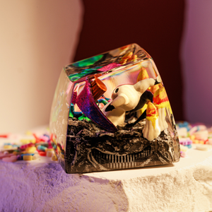 Teclas Artesanales Bosque Místico, Teclas Artesanales Personalizadas, Teclas Anime Lindas, Teclas Verdes, Juego de Teclas, Teclas de Madera - Product Image 3