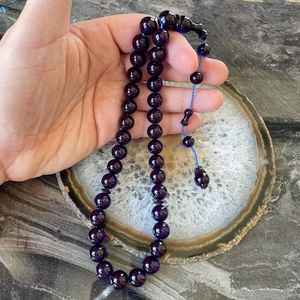Tasbih islamique en résine polie de style ange, de haute qualité et écologique, fait main, pour la décoration de la maison et la prière HWC - Product Image 2