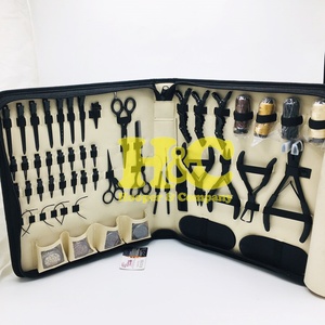 Kit de pinces à extensions capillaires durables - Qualité chirurgicale, tout-en-un, meilleures ventes, pour fils, clips et micro-perles, ciseaux inclus - Product Image 6