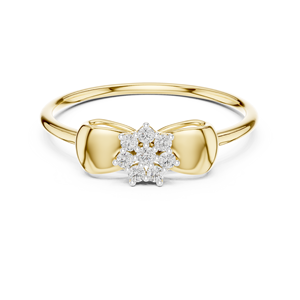 Anillo STARLACE con Diamante Cultivado en Laboratorio de Corte Brillante, Chapado en Rodio, Oro Rosa Sólido de 18 Quilates, para Compromiso, Fiestas, Eventos Glamurosos y Uso Diario - Product Image 6