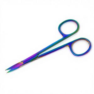 Ciseaux à ongles pour droitiers, lames incurvées en acier inoxydable de qualité supérieure, multicolores, durables, pour manucure et cuticules - Product Image 1