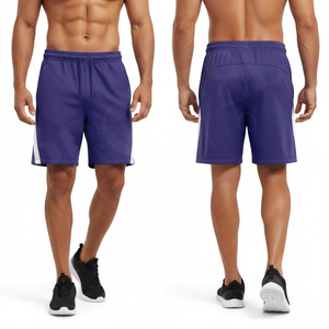 Breathable Quick Dry Plain Blank Gym Sports Shorts Custom Brand Name Printed Lightweight Running Weightlifting <b>Elastic</b> Shorts - Product Image 3