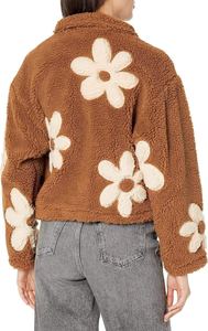 Veste en polaire sherpa à fermeture éclair intégrale pour femme, qualité supérieure, personnalisable, confortable, respirante, réversible - Product Image 2