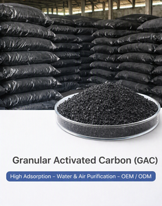 ผงกะลามะพร้าวแบบเม็ด ถ่านกัมมันต์ GAC ถ่านดำแบบเม็ด สำหรับการกรองและทำให้บริสุทธิ์ ใช้ในงานกรอง ยี่ห้อ BSJ ขายส่ง - Product Image 2