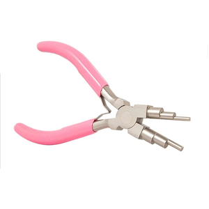 Pince à boucler de précision en acier inoxydable pour la création de boucles de 6 tailles (de 3 à 10 mm) pour anneaux de jonction, fabrication de bijoux et artisanat DIY - Product Image 2