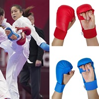2X gants d'entraînement de karaté, équipement de protection pour arts martiaux, support de poignet professionnel pour entraînement, imperméables et confortables