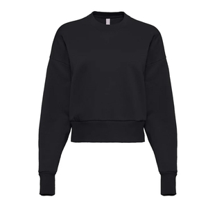 เสื้อสเวตเชิ้ตคอกลมหนานุ่มสำหรับผู้หญิง ราคาขายส่งจากโรงงานโดยตรง รับออกแบบตามสั่ง - Product Image 4