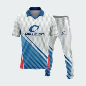 ชุดยูนิฟอร์มคริกเก็ตชายปี 2026 ชุดเสื้อและกางเกงพิมพ์ลายดิจิทัลสำหรับทีม ทนทาน น้ำหนักเบา แห้งเร็ว ระบายอากาศได้ดี - Product Image 6