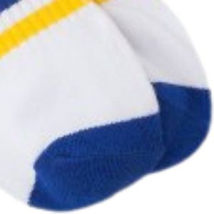 Chaussettes basses rayées blanches Sigma Gamma Rho pour femmes, en coton, décontractées, athlétiques, avec lettres de sororité grecque, personnalisées pour le campus - Product Image 3