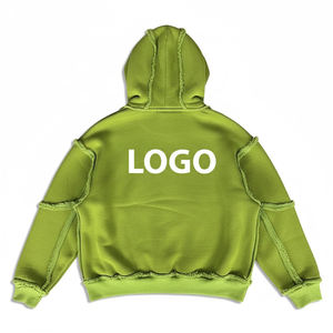 Nouvelle Arrivée 2026 – Sweat à Capuche Zippé Homme Effet Délavé Acide, 100% Coton Polaire Respirant, Séchage Rapide, Écologique, avec Poche – Vente Flash - Product Image 2