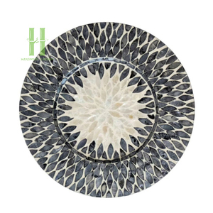 BEST PRICE Wholesale Luxury Mother of Pearl Placemat <b>Round</b> Handmade Capiz Shell Inlay Dining <b>Table</b> Placemat Decorative <b>Table</b> <b>Mat</b> - Product Image 4