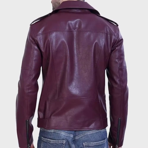 Diseña Tu Propia Chaqueta de Cuero para Hombre, Modelo 2026, Superventas, Chaqueta de Motociclista de Cuero Original a Bajo Precio - Product Image 3