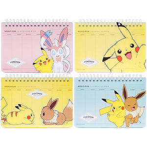 Planificador Pokemoned, Juego de 4 Piezas, Personajes Lindos Kawaii, Material Escolar para Niños, Pikachu Aleatorio, Sellado Coreano, Venta al por Mayor - Product Image 1