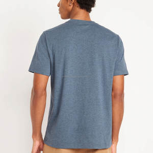 Wholesale <b>Men</b> 100% Cotton Plain Blank T <b>Shirt</b> Custom <b>Men</b> High Quality Short Sleeve Round Neck Fashion Printing T <b>Shirt</b> - Product Image 5