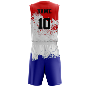 Conjunto completo de baloncesto para hombre, uniforme de baloncesto, camiseta y pantalones cortos, personalizado al por mayor OEM. - Product Image 2