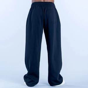 Pantalones Anchos de Hombre 100% Algodón, Estilo Único, Cintura Elástica, 3 Bolsillos, Corte Holgado, Personalizados, Transpirables y Ecológicos - Product Image 2