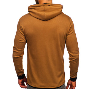 Customized Embroidery 100% French Terry Soft Fabric Full Sleeve <b>Hoodies</b> <b>Plain</b> Blank Thermal Hood for Adults Boys Winter Use - Product Image 3