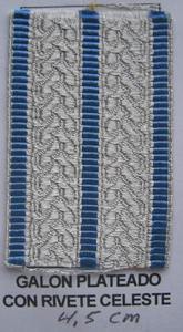Nouveau style de ruban tressé en jacquard à chevrons argenté pour uniformes et récompenses cérémonielles - Product Image 6