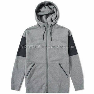 Productos 2025 recién llegados hombres Otoño Invierno con capucha calle manga larga personalizado Color sólido con capucha Casual hombres sudaderas con capucha - Product Image 4